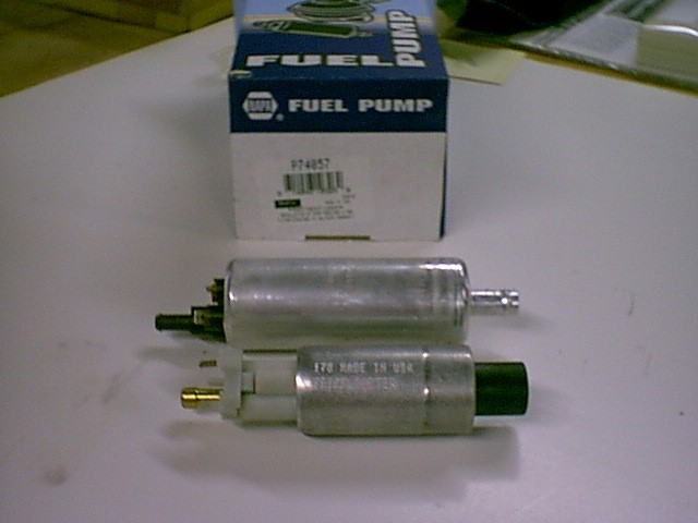 NAPA pump compared to OEM fit. See the difference???