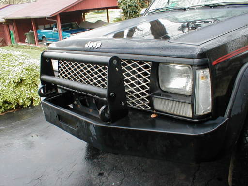 For 1991-1996 Jeep Cherokee Grille Material Raw Black